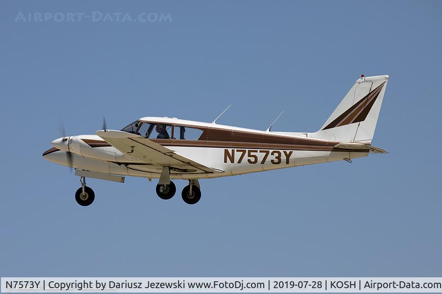 N7573Y, 1964 Piper PA-30 Twin Comanche Twin Comanche C/N 30-638, Piper PA-30 Twin Comanche  C/N 30-638, N7573Y