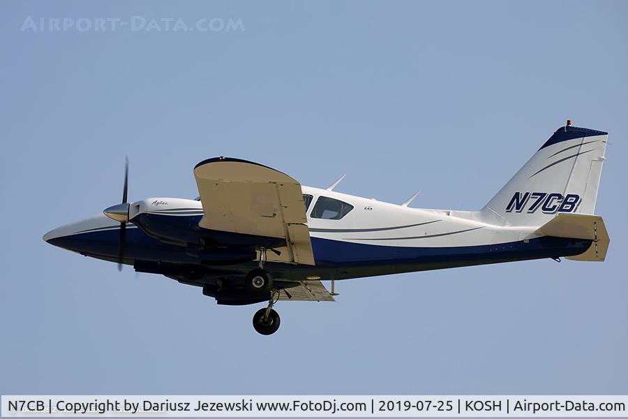 N7CB, 1972 Piper PA-23-250 Apache C/N 27-4802, Piper PA-23-250 Apache  C/N 27-4802, N7CB
