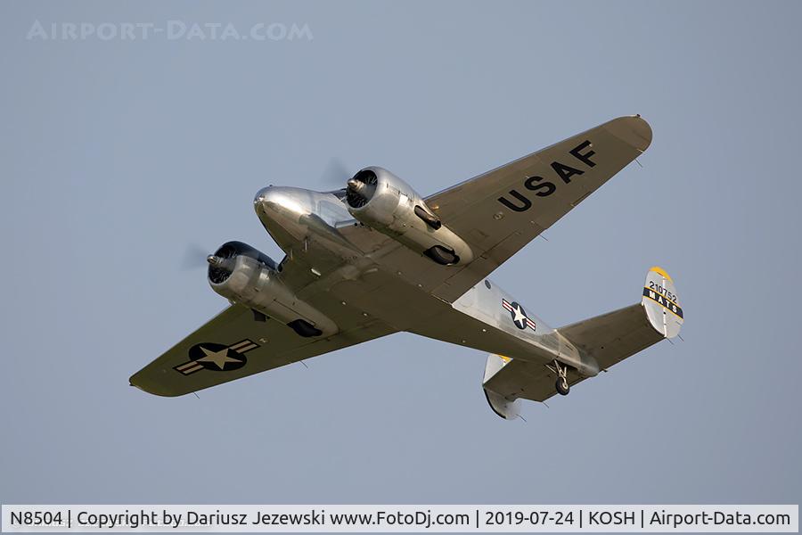 N8504, 1952 Beech C-45H Expeditor C/N AF-682, Beech C45H Expeditor  C/N AF-682, N8504