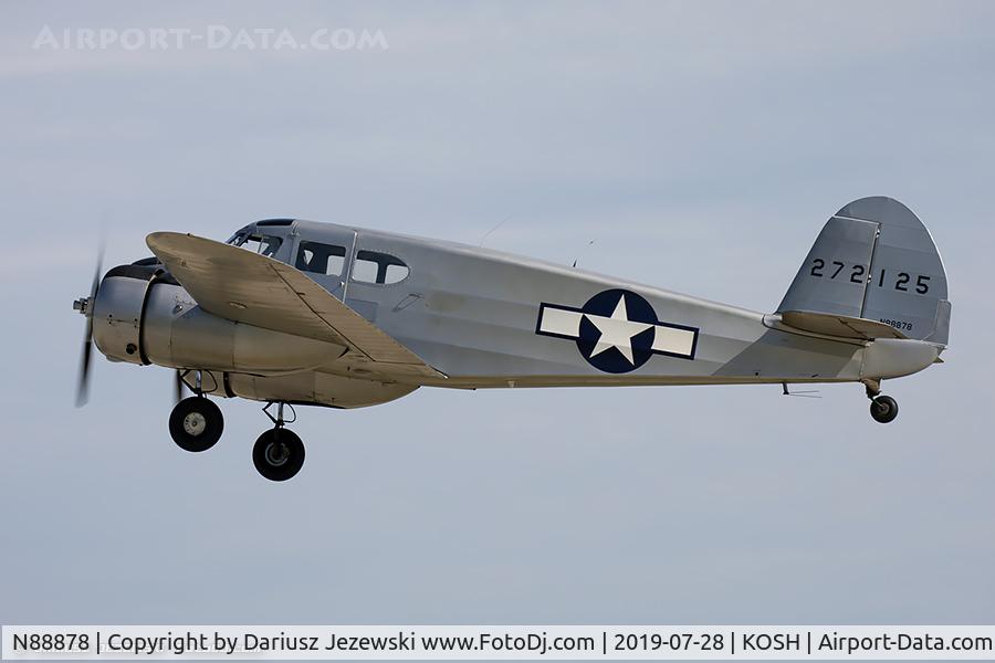 N88878, 1943 Cessna UC-78C (T-50) Bobcat C/N 4121, Cessna T-50 Bobcat 