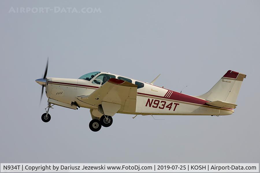 N934T, 1960 Beech 35-33 Debonair C/N CD-137, Beech 35-33 Debonair  C/N CD-137, N934T