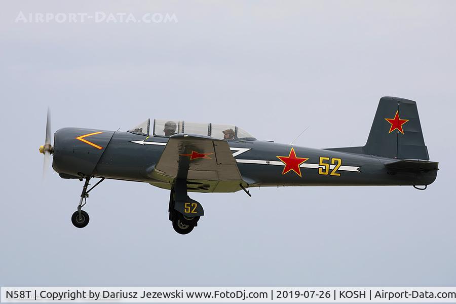 N58T, 1972 Nanchang CJ-6 C/N 2851208, Nanchang CJ-6  C/N 2851208, NX58T