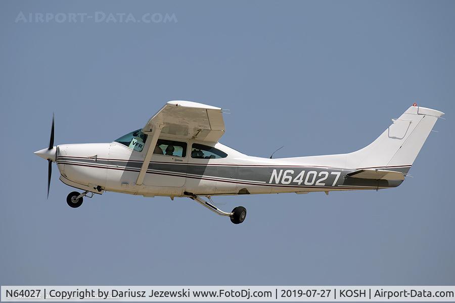 N64027, 1985 Cessna R182 Skylane RG C/N R18202021, Cessna R182 Skylane RG  C/N R18202021, N64027