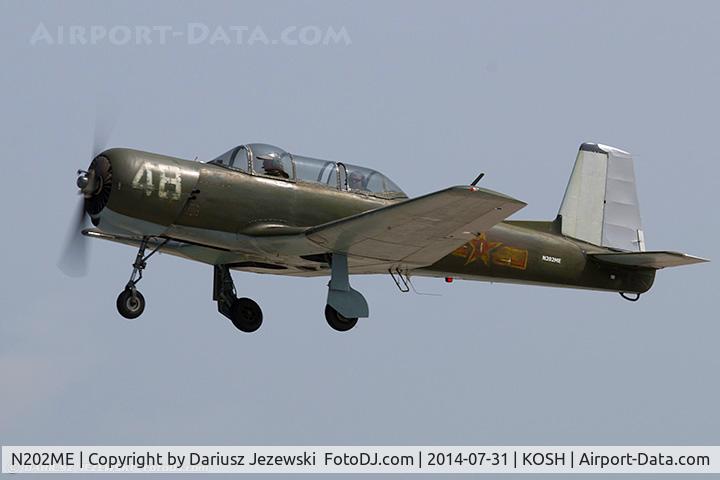 N202ME, Nanchang CJ-6 C/N 5232002, Nanchang CJ-6A  C/N 5232002, N202ME