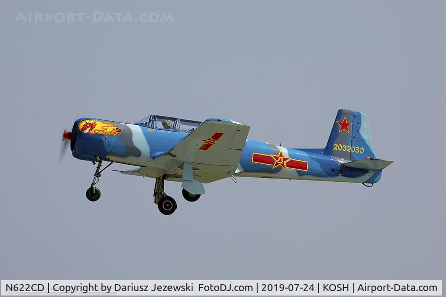 N622CD, 1977 Nanchang CJ-6A C/N 2032030, Nanchang CJ-6  C/N 2032030, N622CD
