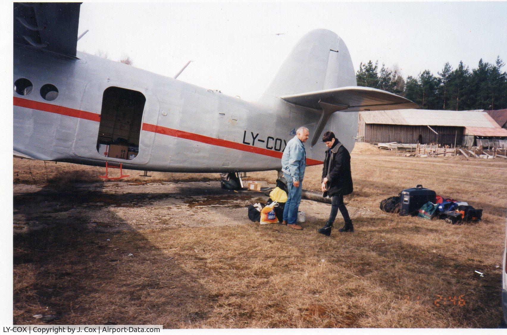 LY-COX, 1984 Antonov An-2R C/N 1G206-48, Off to South Africa