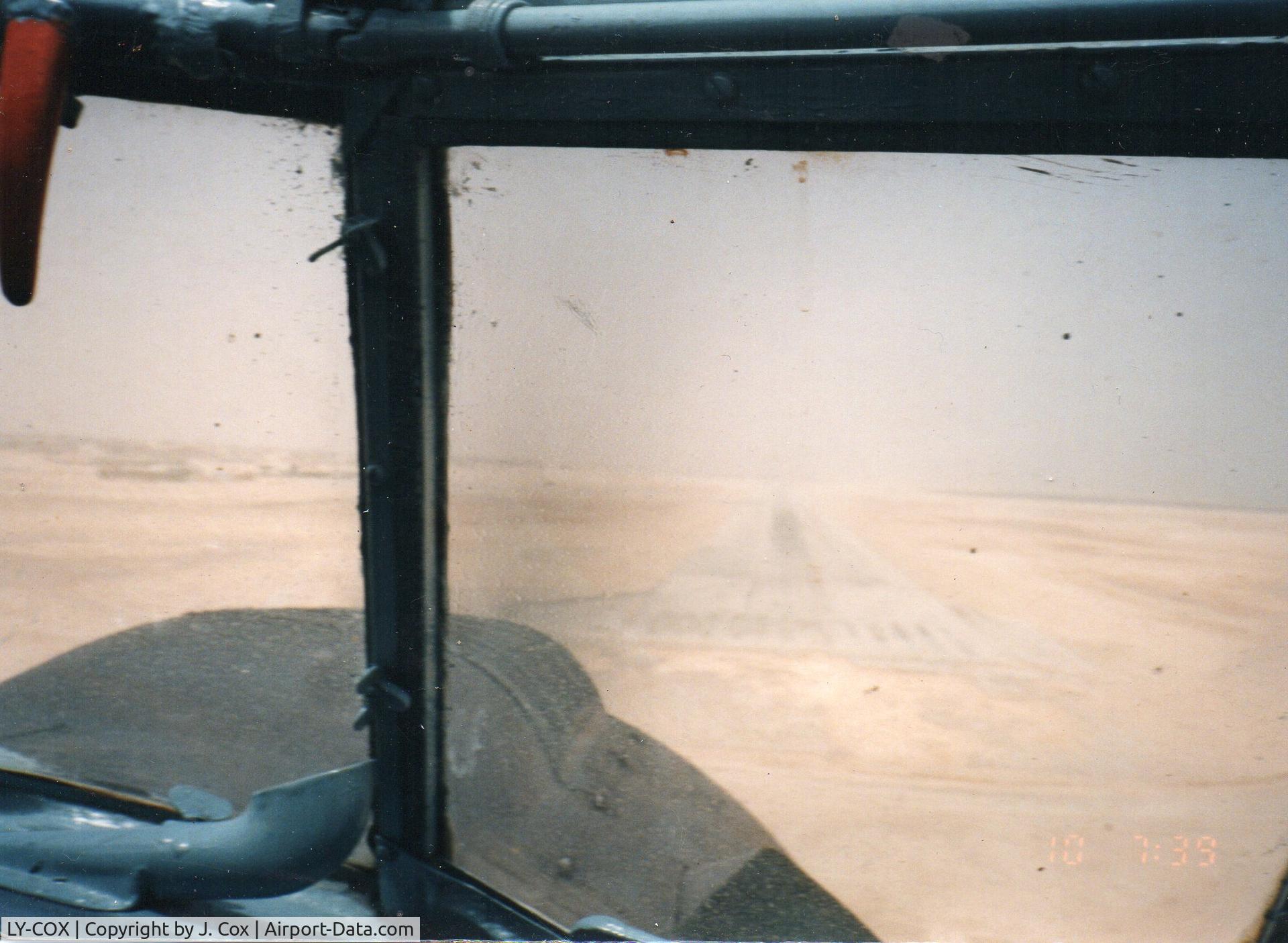 LY-COX, 1984 Antonov An-2R C/N 1G206-48, Landing in Nouadhibou