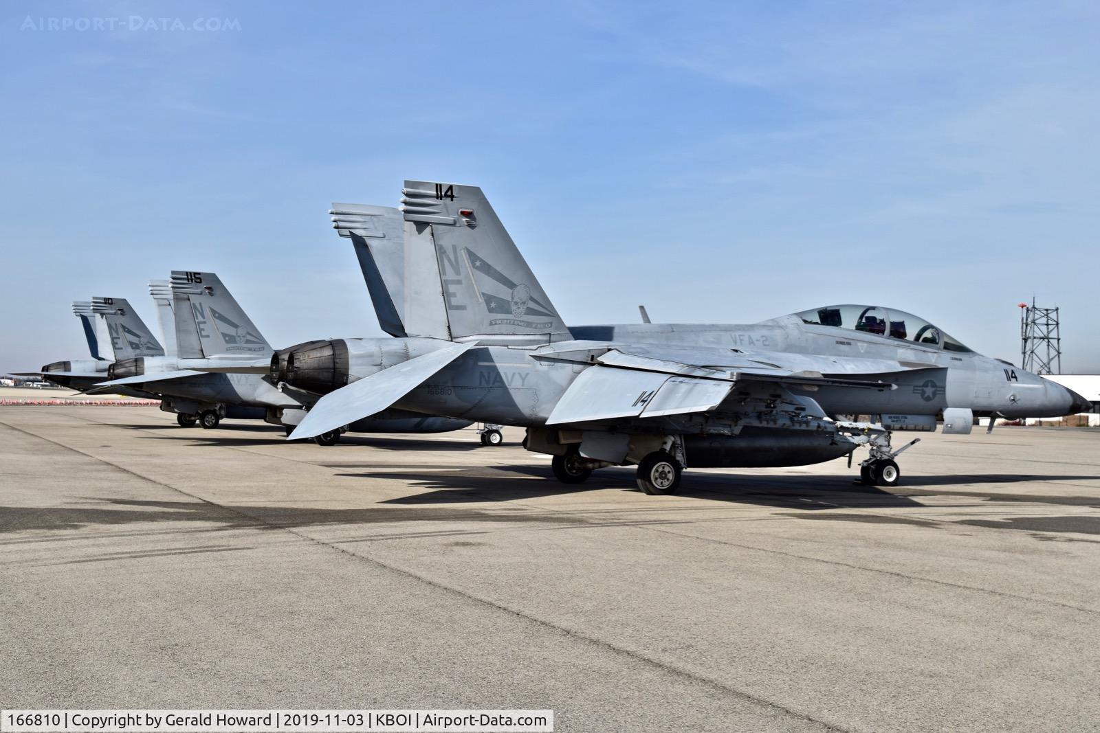 166810, Boeing F/A-18F Super Hornet C/N F183, VFA-2 