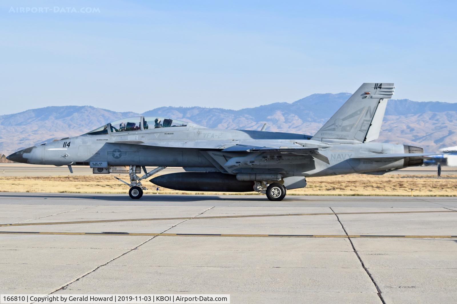 166810, Boeing F/A-18F Super Hornet C/N F183, VFA-2 