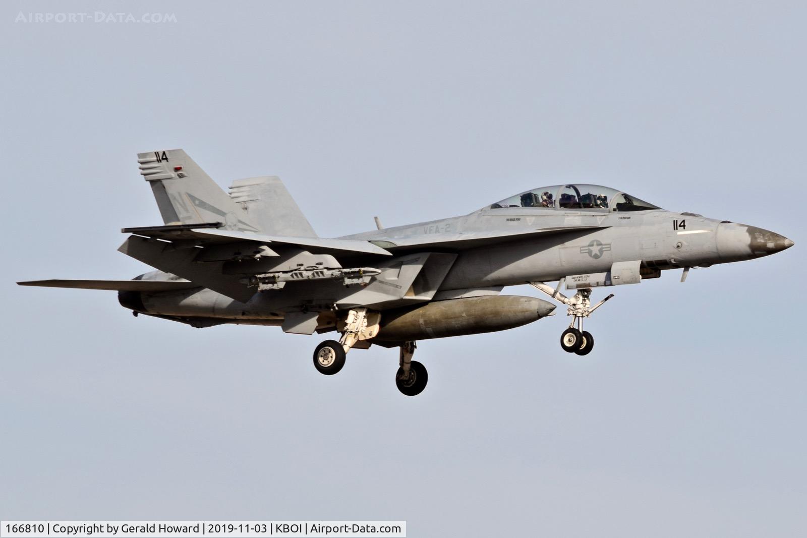 166810, Boeing F/A-18F Super Hornet C/N F183, VFA-2 