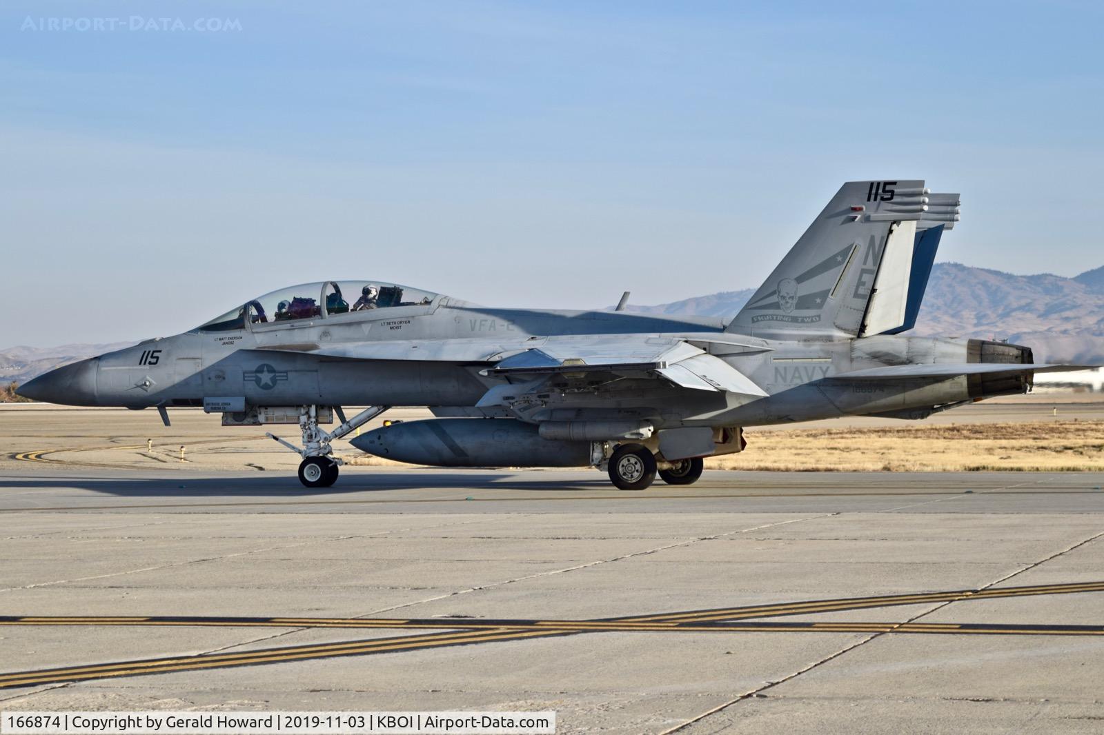 166874, Boeing F/A-18F Super Hornet C/N F204, VFA-2 