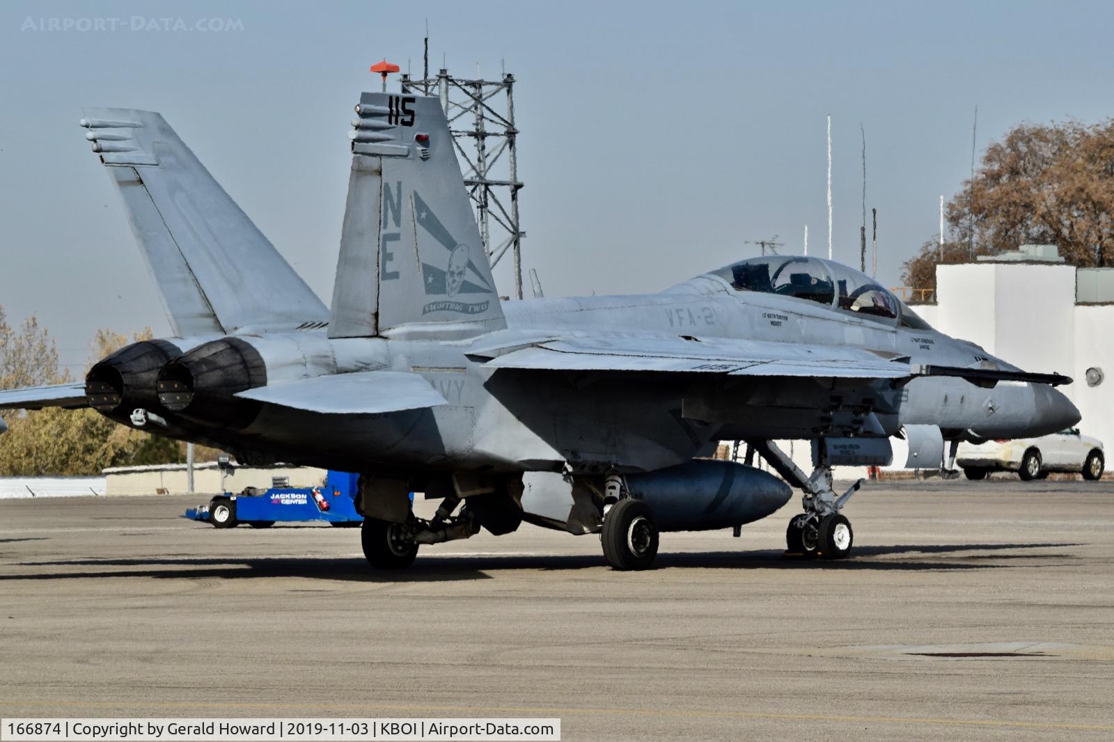 166874, Boeing F/A-18F Super Hornet C/N F204, VFA-2 