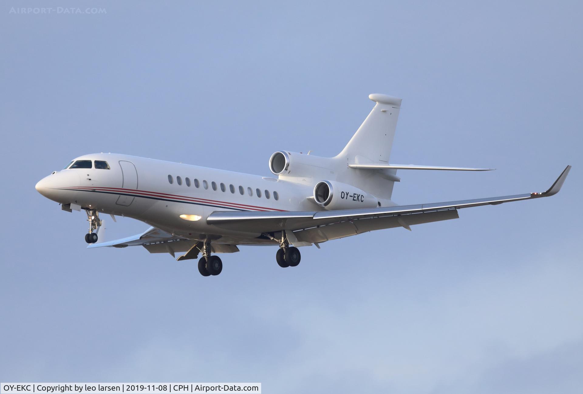 OY-EKC, 2011 Dassault Falcon 7X C/N 121, Copenhagen 8.11.2019