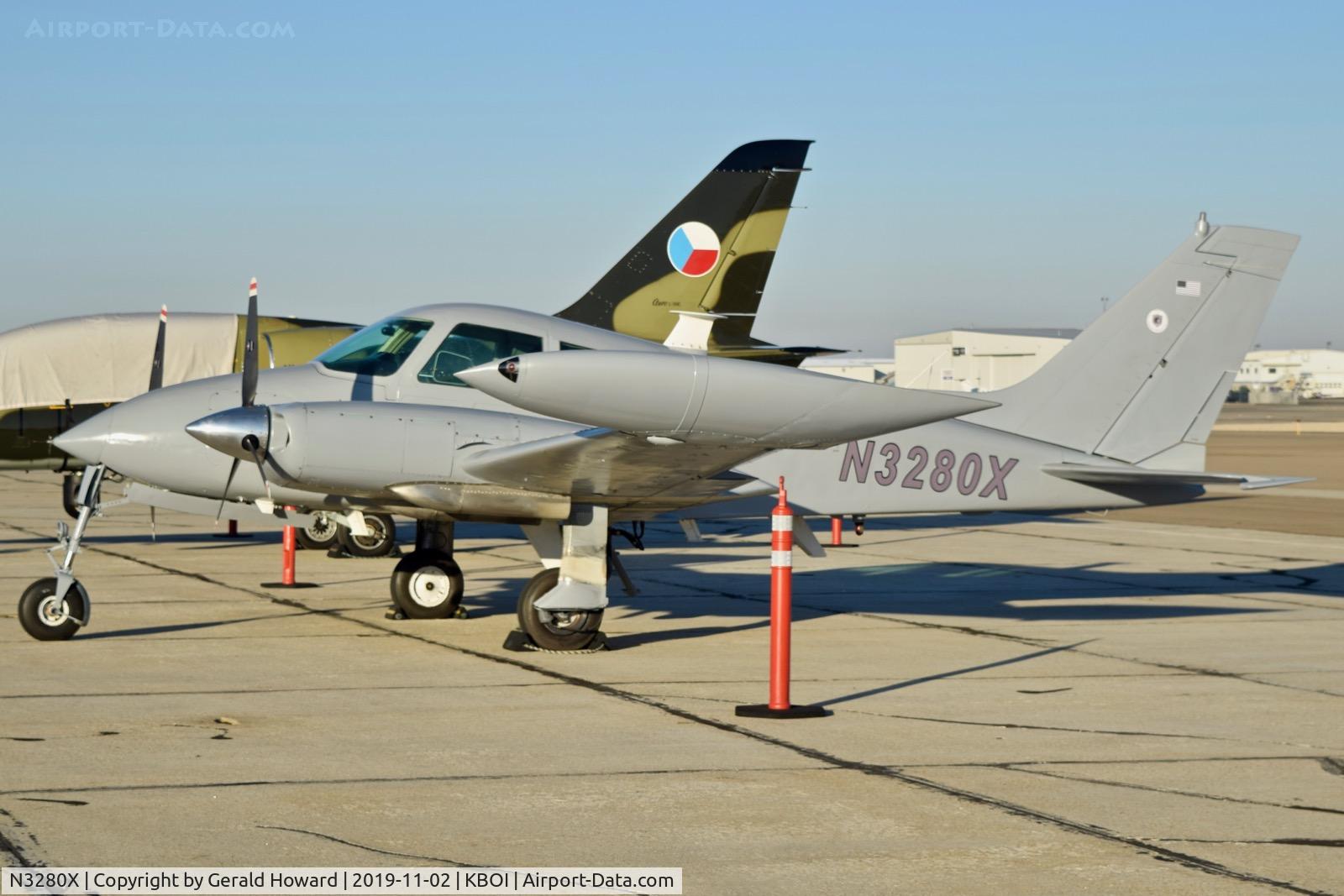 N3280X, 1967 Cessna 310L C/N 310L-0130, Parked on south GA ramp.