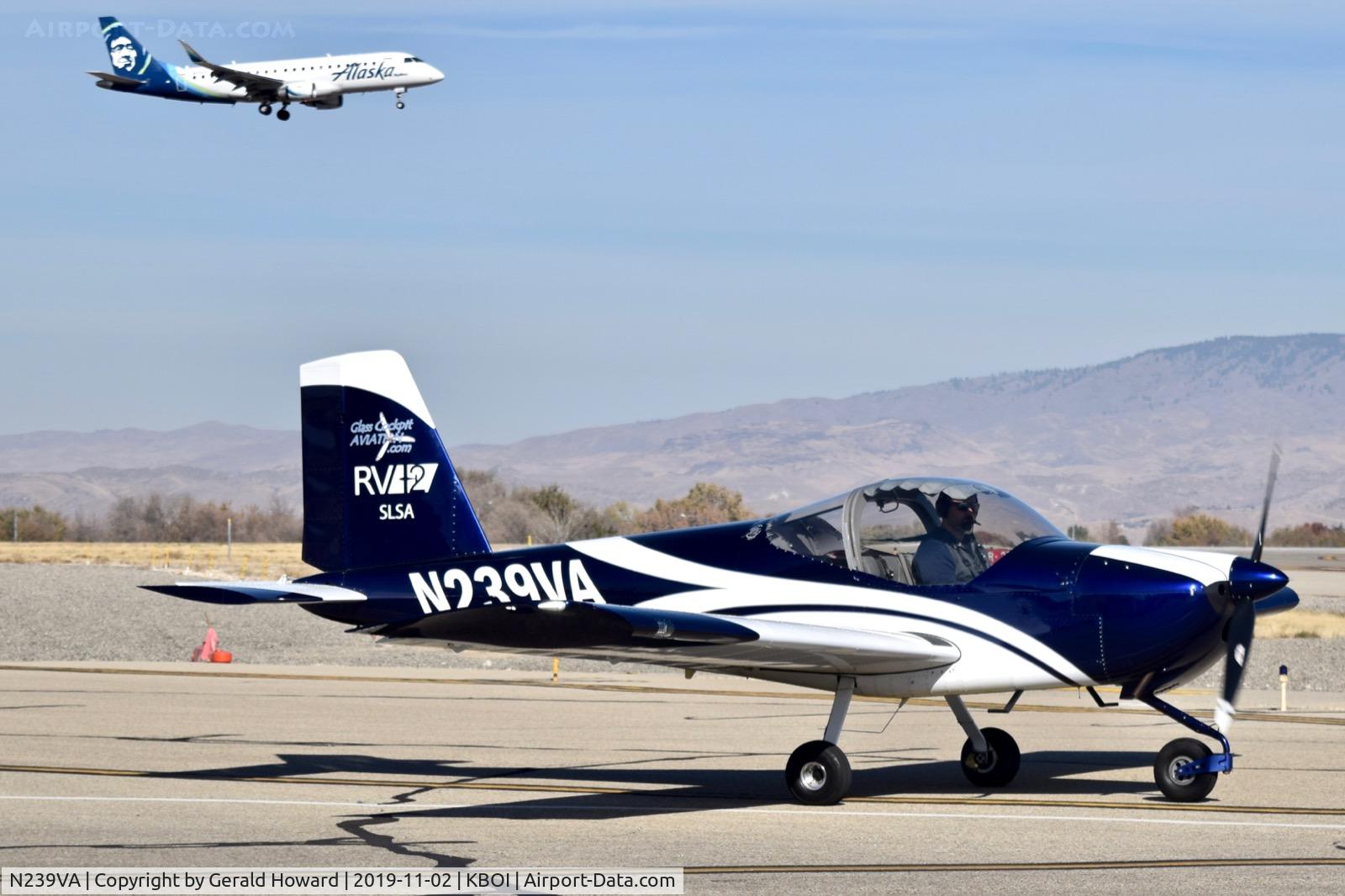 N239VA, 2013 Vans RV-12 C/N 12013, Taxiing to RWY 10R.