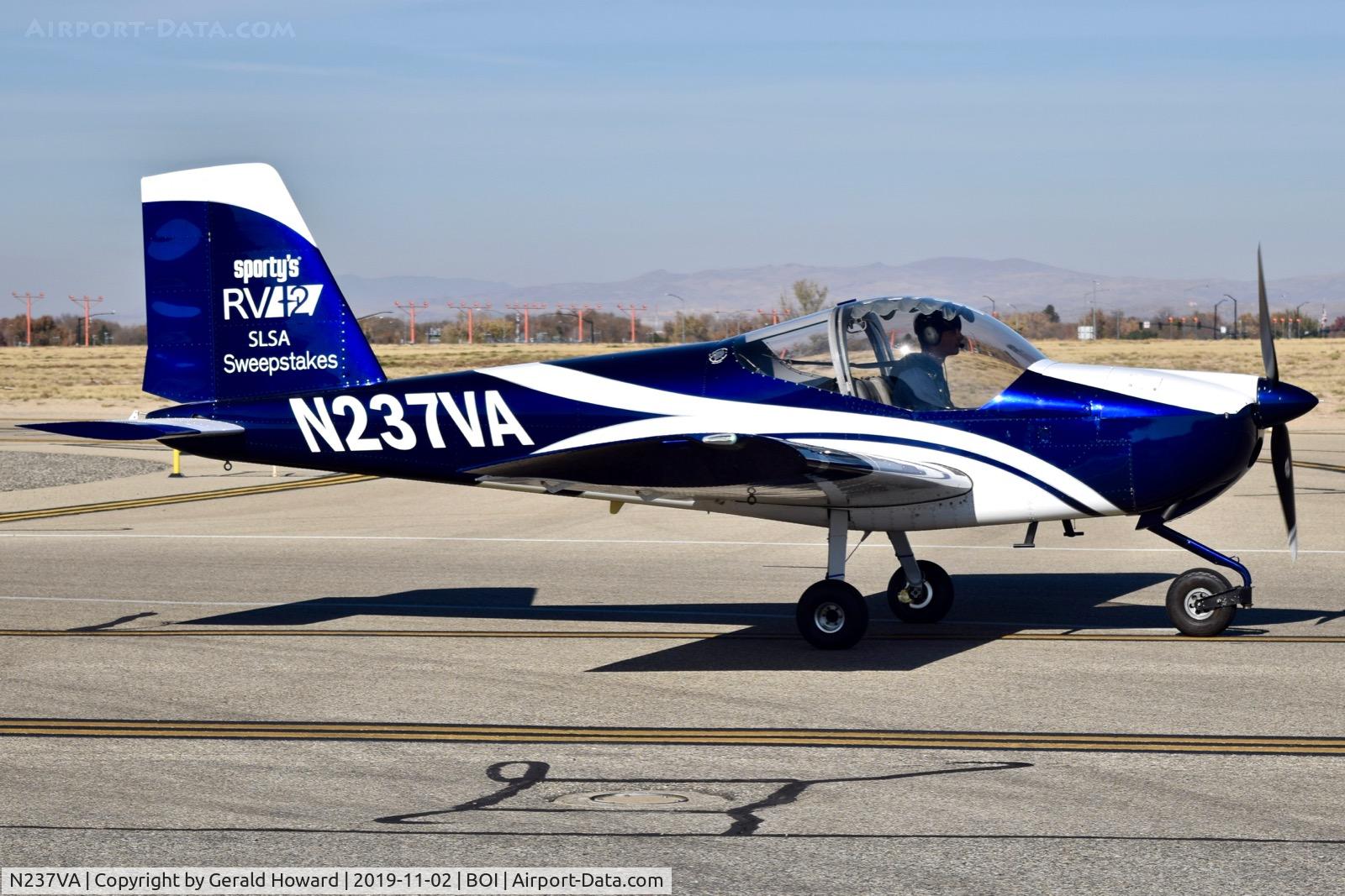 N237VA, 2013 Vans RV-12 C/N 12011, Taxiing to RWY 10R.