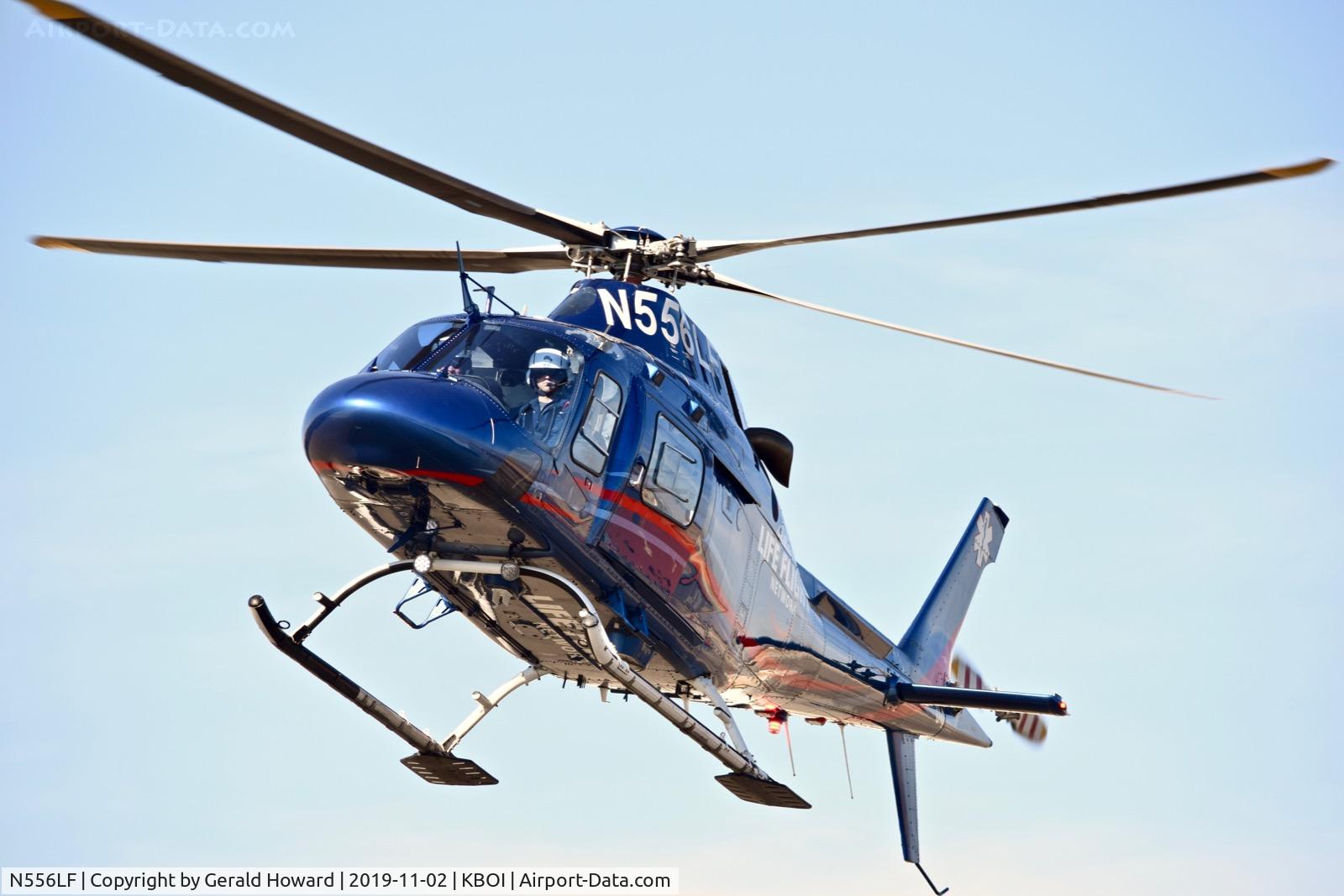N556LF, 2013 AgustaWestland AW-119 Mk.II C/N 14804, Landing at Life Flight ramp.