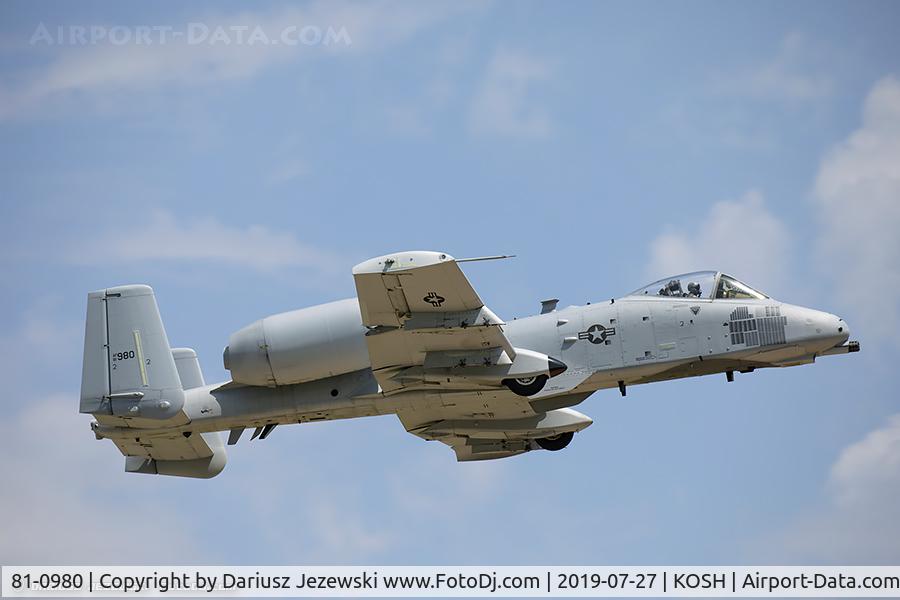 81-0980, 1980 Fairchild Republic A-10A Thunderbolt II C/N A10-0675, A-10C Thunderbolt 81-0980  from 354th FS 