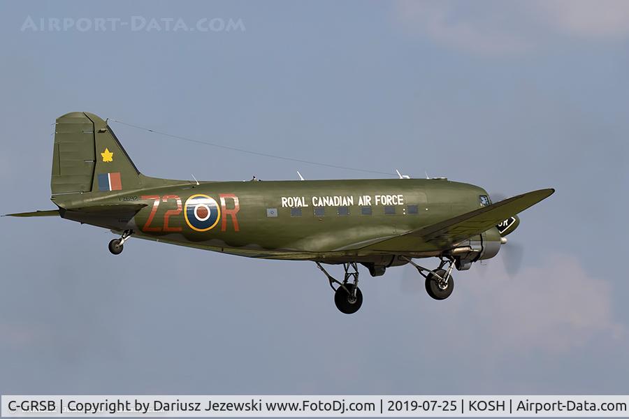 C-GRSB, 1943 Douglas DC3C-S1C3G (C-47A) C/N 12295, Douglas DC-3-S1C3G  C/N 12295, C-GRSB