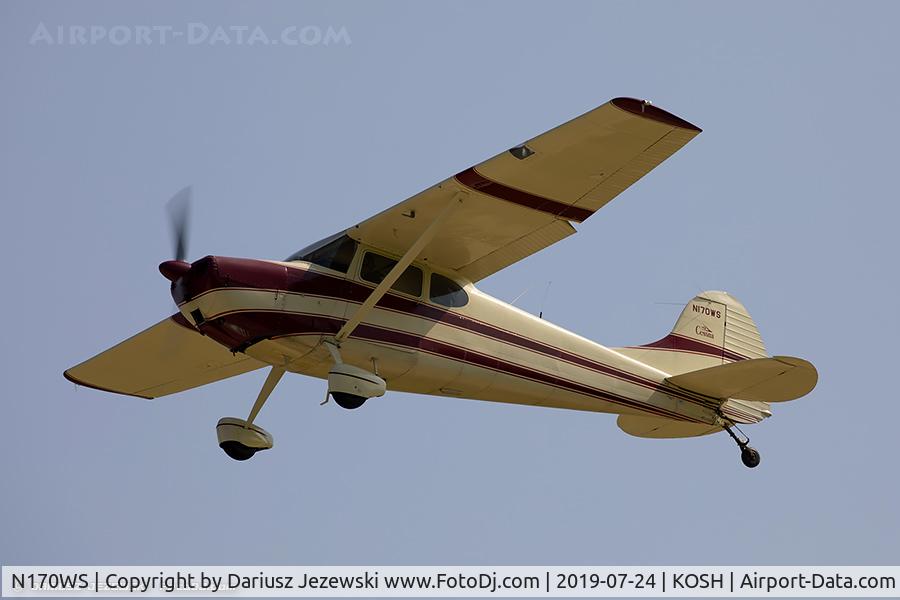 N170WS, 1950 Cessna 170A C/N 19490, Cessna 170A  C/N 19490, N170WS