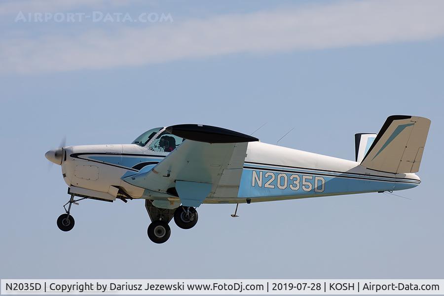 N2035D, 1952 Beech C35 Bonanza C/N D-3386, Beech C35 Bonanza  C/N D-3386, N2035D