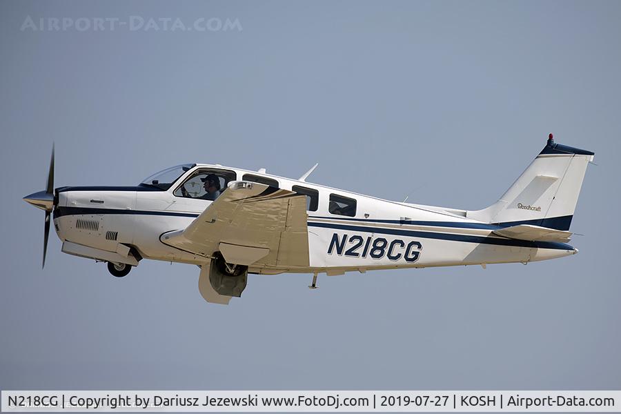 N218CG, 1980 Beech A36 Bonanza 36 C/N E-1741, Beech A36 Bonanza 36  C/N E-1741, N218CG