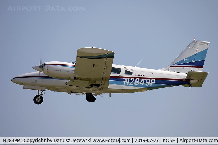 N2849P, 1979 Piper PA-34-200T C/N 34-7970280, Piper PA-34-200T Seneca II  C/N 34-7970280, N2849P