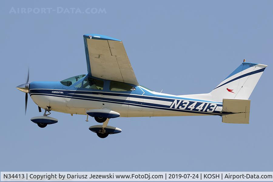 N34413, 1972 Cessna 177B Cardinal C/N 17701791, Cessna 177B Cardinal  C/N 17701791, N34413