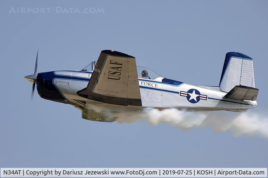 N34AT, 1957 Beech T-34A (A45) Mentor Mentor C/N G-139, Beech A45 (T-34A) Mentor  C/N G-139, N34AT