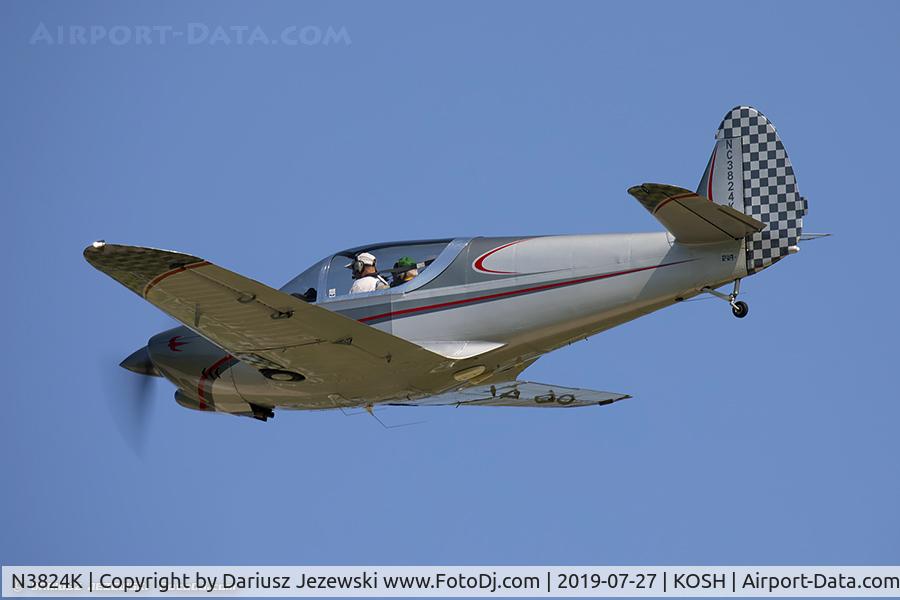 N3824K, 1948 Temco GC-1B Swift C/N 3513, Temco GC-1B Swift  C/N 3513, NC3824K