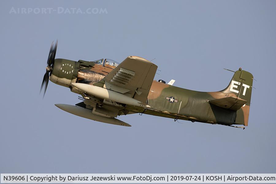 N39606, 1955 Douglas AD-6 Skyraider C/N 10838, Douglas AD-6 Skyraider  C/N 10838 (139606), NX39606