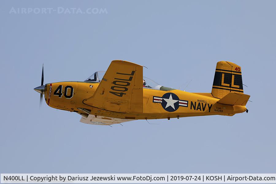 N400LL, 1957 Beech T-34B Mentor C/N BG-400, Beech T-34B Mentor  C/N BG-400, N400LL