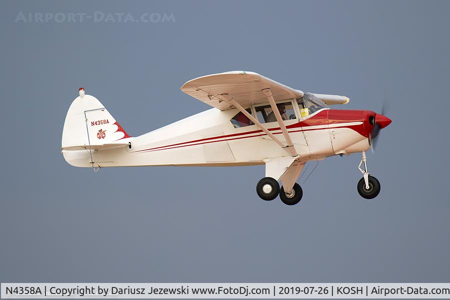 N4358A, 1956 Piper PA-22-150 Caribbean C/N 22-3714, Piper PA-22-150 Tri-Pacer  C/N 22-3714, N4358A
