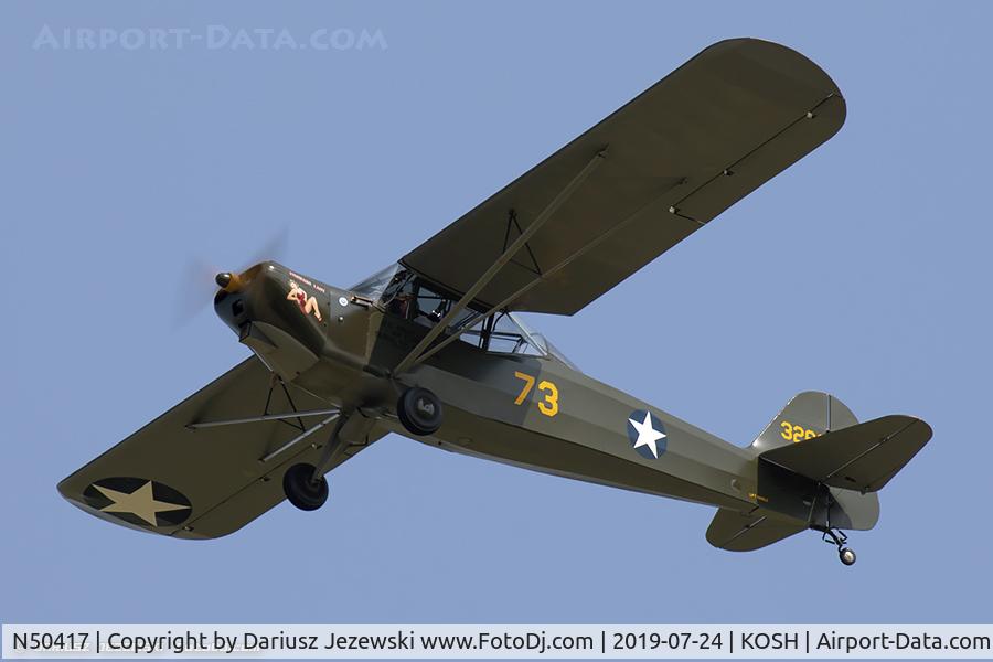 N50417, 1943 Taylorcraft DCO-65 C/N L-5348, Taylorcraft DCO-65  C/N L-5348, N50417