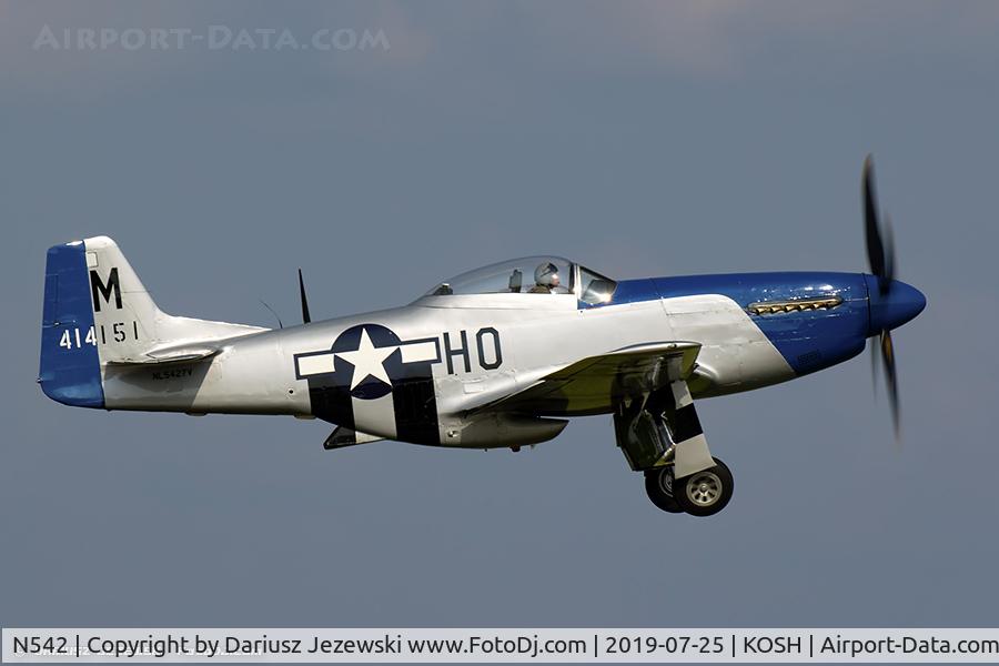 N542, 1975 RotorWay Scorpion Too C/N 1 (N542), North American F-51D Mustang 