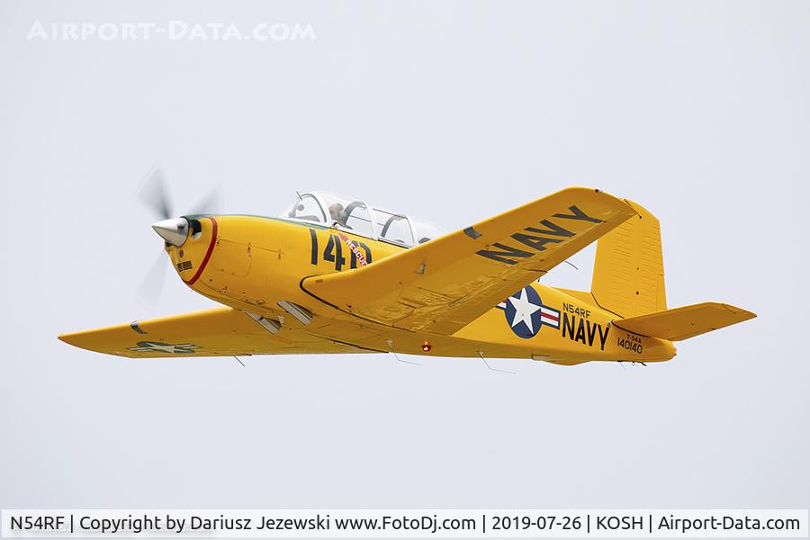 N54RF, 1957 Beech T-34A (A45) Mentor Mentor C/N G-140, Beech A45 (T-34A) Mentor  C/N G-140, N54RF