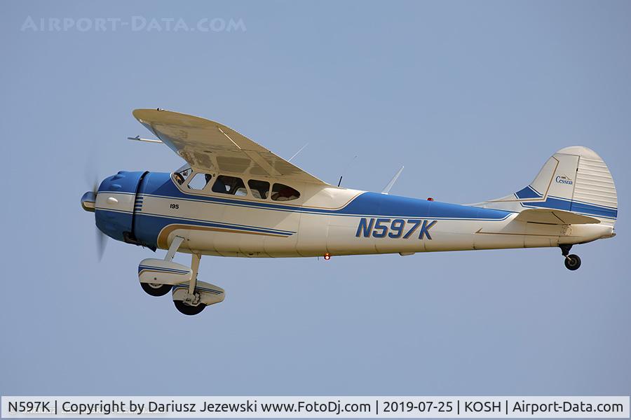 N597K, 1949 Cessna 195 C/N 7403, Cessna 195 Businessliner  C/N 7403, N597K