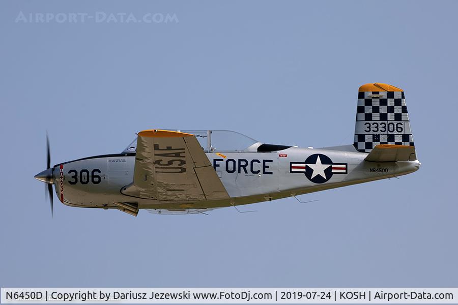 N6450D, Beech T-34A (A45) Mentor Mentor C/N G-67, Beech A45 (T-34A) Mentor  C/N G-67, N6450D