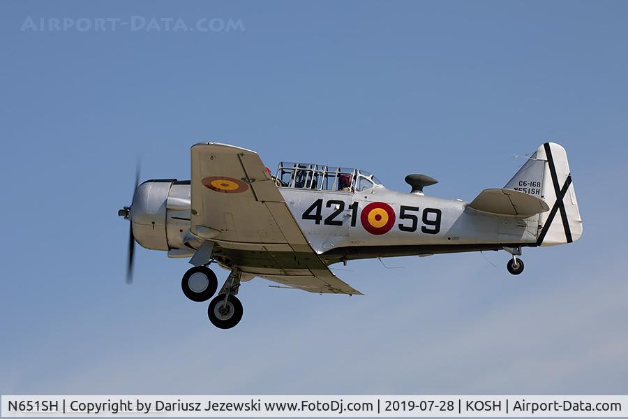 N651SH, 1944 North American T-6G Texan C/N 168-409, North American T-6D Texan  C/N 49-3305, N651SH