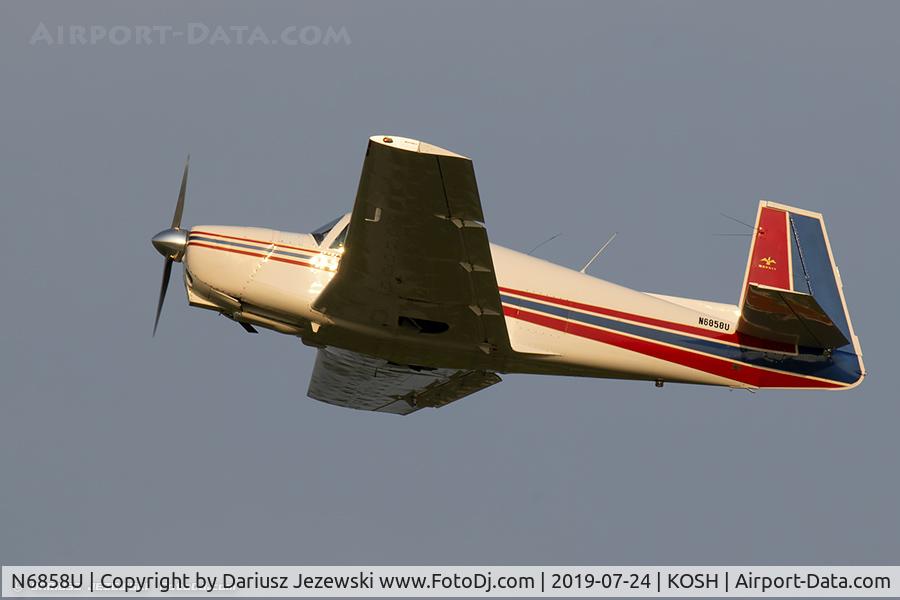 N6858U, 1963 Mooney M20 C/N 2563, Mooney M20  C/N 2563, N6858U