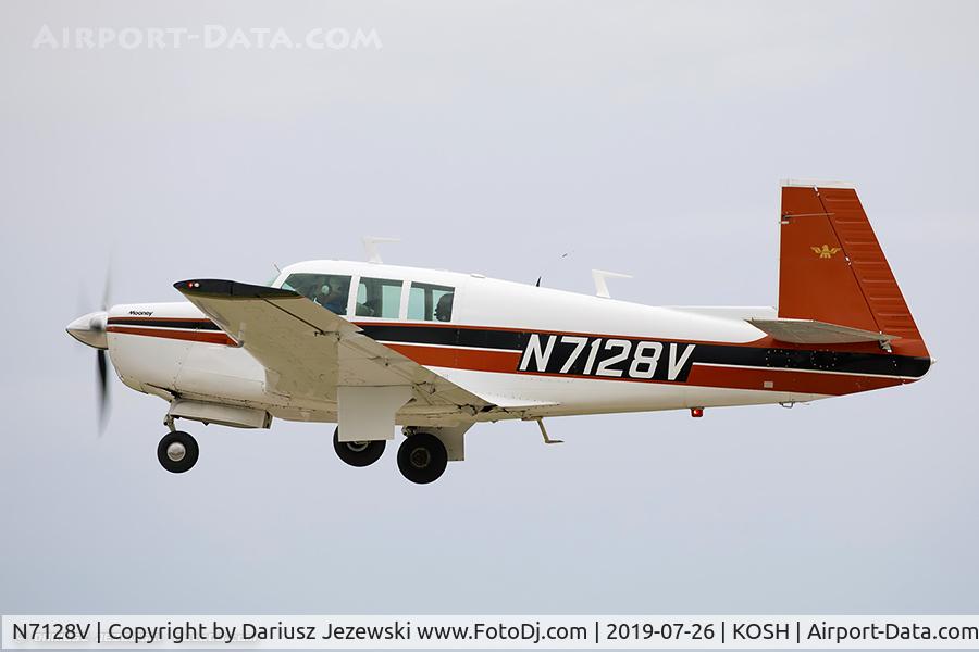 N7128V, 1974 Mooney M20F Executive C/N 22-0057, Mooney M20F Executive  C/N 22-0057, N7128V