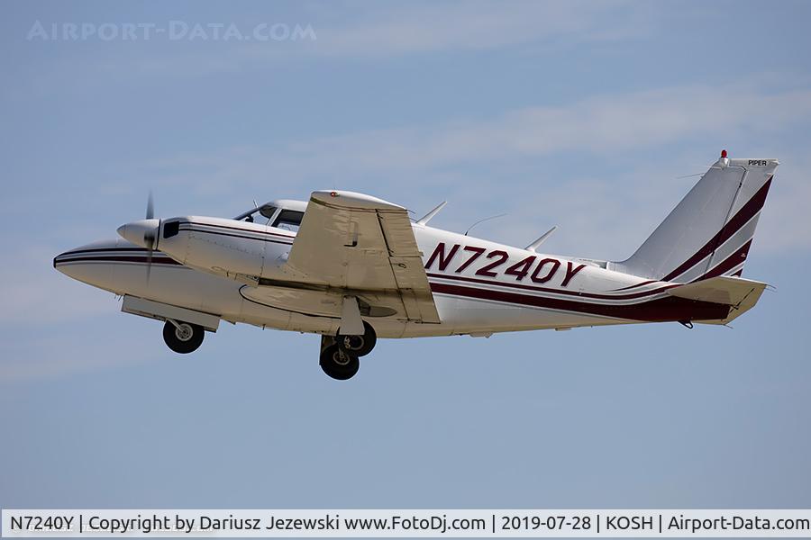 N7240Y, 1964 Piper PA-30 Twin Comanche C/N 30-264, Piper PA-30 Twin Comanche  C/N 30-264, N7240Y