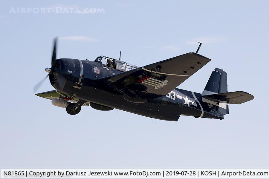 N81865, 1945 Grumman TBM-3E Avenger C/N 5632, Grumman TBM-3E Avenger  C/N 5632, NL81865