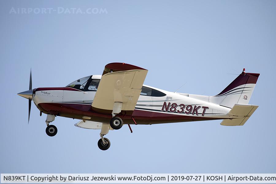 N839KT, 1982 Beech C23 Sundowner 180 C/N M-2352, Beech C23 Sundowner  C/N M-2352, N839KT
