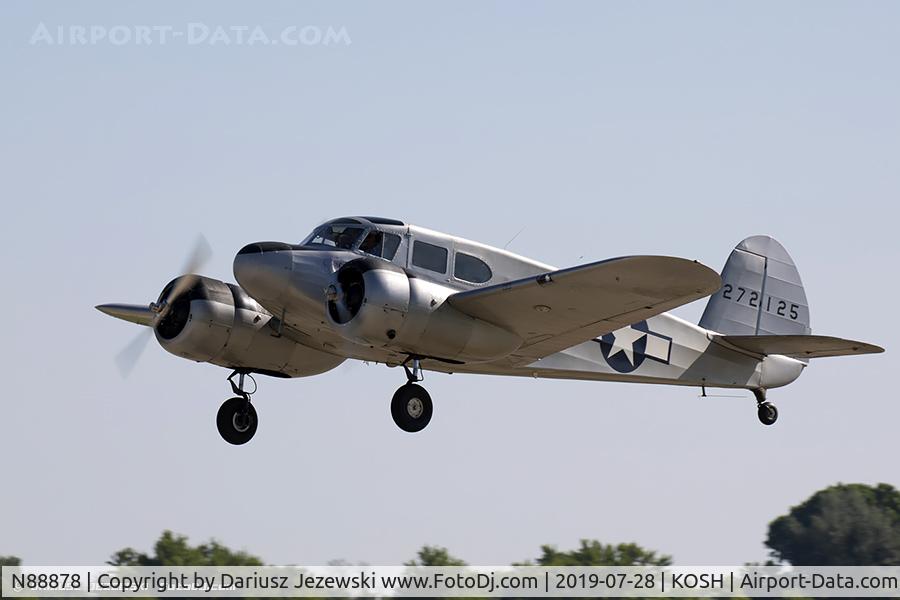N88878, 1943 Cessna UC-78C (T-50) Bobcat C/N 4121, Cessna T-50 Bobcat 