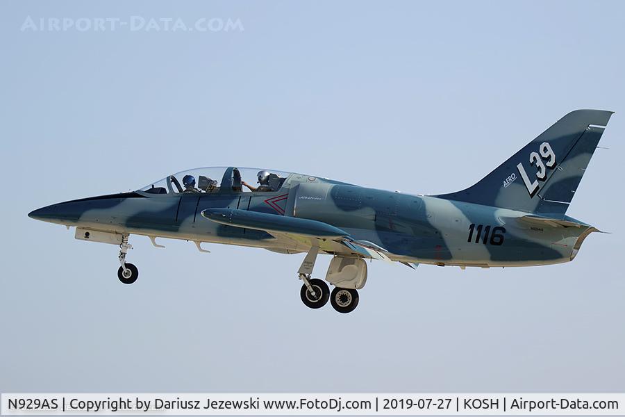 N929AS, 1978 Aero L-39ZO Albatros Albatros C/N 831118, Aero Vodochody  L-39ZO Albatros  C/N 831118, N929AS