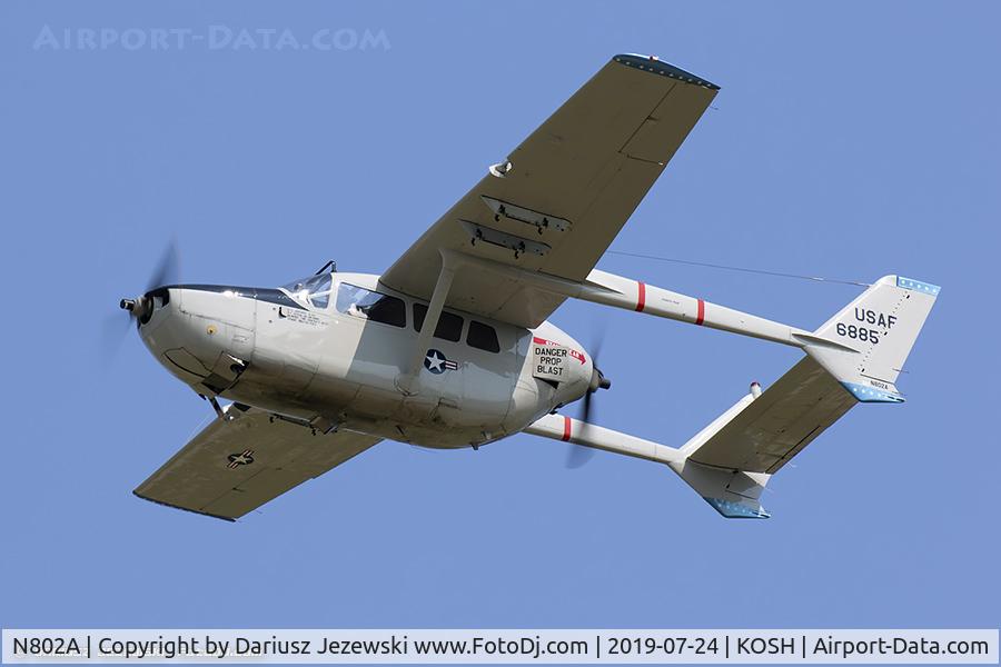 N802A, 1968 Cessna O-2A (M337B) Super Skymaster Super Skymaster C/N 337M-0174, Cessna M337B (O-2A Super Skymaster)  C/N 337M0174 - Robert Sh