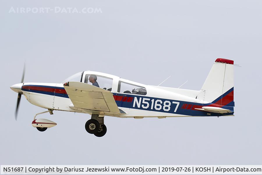 N51687, 1978 Grumman American AA-5B Tiger C/N AA5B-0857, American Aviation AA-5B Tiger  C/N AA5B-0857, N51687