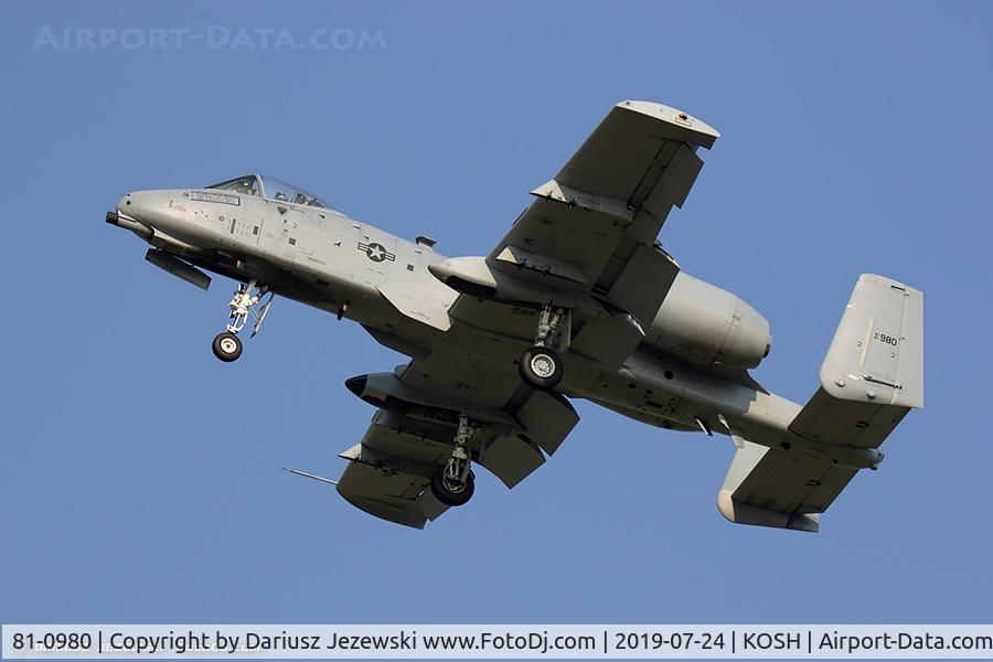 81-0980, 1980 Fairchild Republic A-10A Thunderbolt II C/N A10-0675, A-10C Thunderbolt 81-0980  from 354th FS 