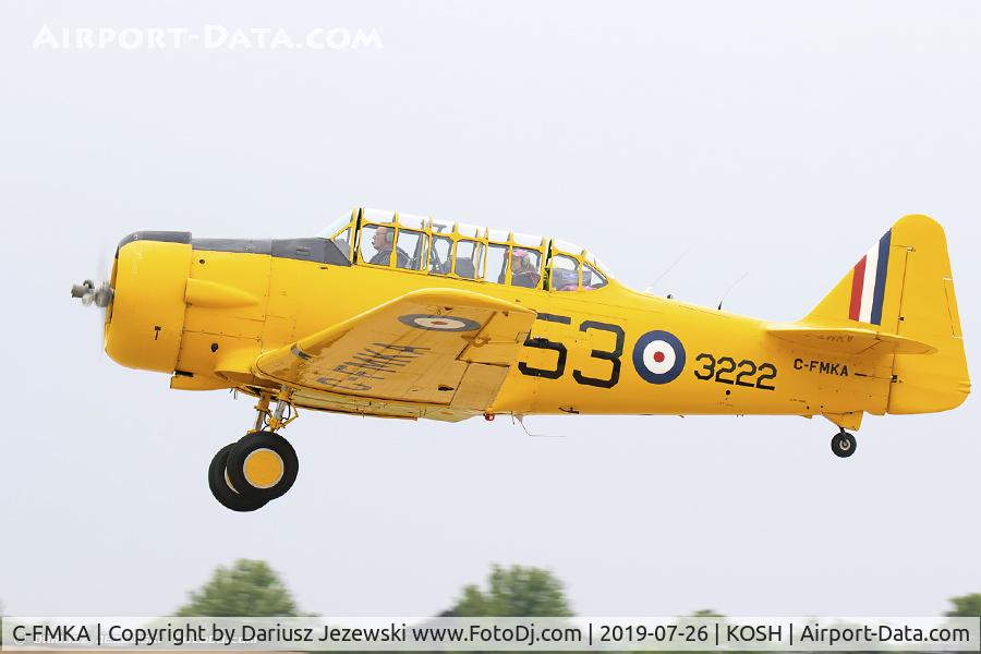 C-FMKA, 1941 Noorduyn AT-16 Harvard II C/N 75-3496, Noorduyn AT-16 Harvard II  C/N 75-3496, C-FMKA